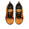 Snakeskin Yellow And Brown Print Black Sneaker-grizzshop