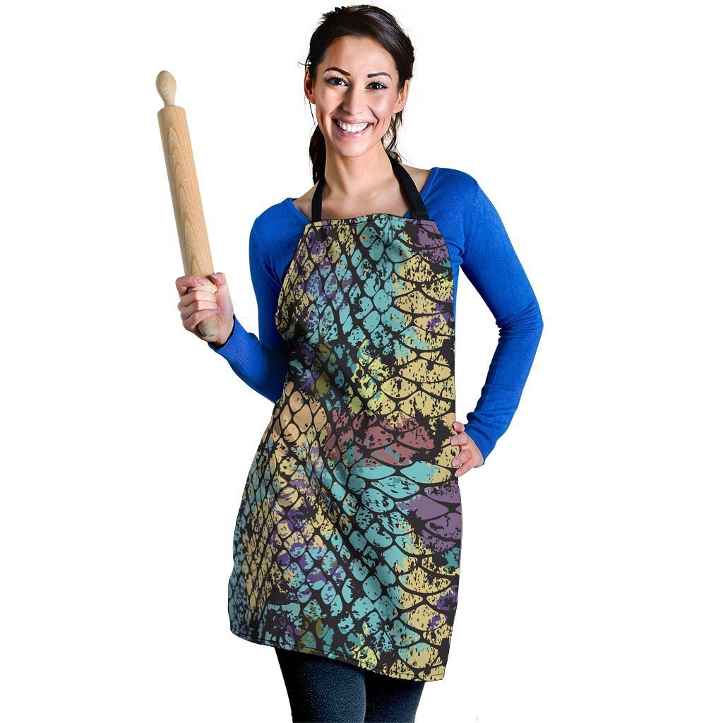 Snakeskin Reptile Women's Apron-grizzshop