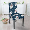 Snow Polar Bear Christmas Pattern Print Chair Cover-grizzshop