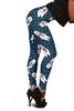 Snow Polar Bear Christmas Print Pattern Women Leggings-grizzshop