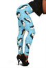 Snow Polka Dot Penguin Pattern Print Women Leggings-grizzshop