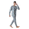 Snowboard And Ski Print Pattern Men's Pajamas-grizzshop