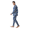 Snowflake And Angel Print Pattern Men's Pajamas-grizzshop