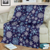 Snowflake Pattern Print Blanket-grizzshop