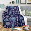 Snowflake Pattern Print Blanket-grizzshop