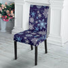 Snowflake Pattern Print Chair Cover-grizzshop