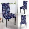 Snowflake Pattern Print Chair Cover-grizzshop