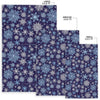 Snowflake Pattern Print Floor Mat-grizzshop