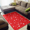 Snowflake Print Pattern Floor Mat-grizzshop