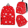 Snowflake Print Pattern Premium Backpack-grizzshop