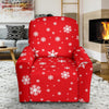 Snowflake Print Pattern Recliner Cover-grizzshop