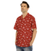 Snowflakes Merry Christmas Print Pattern Men's Hawaiian Shirt-grizzshop