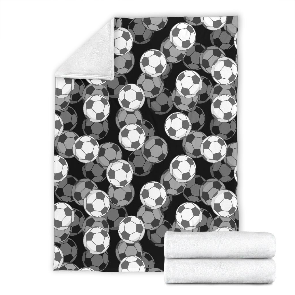 Soccer Pattern Print Blanket-grizzshop