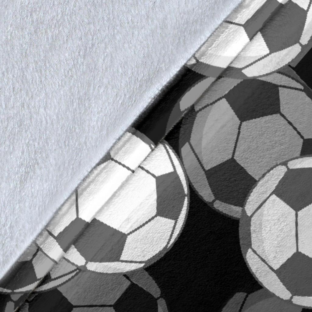 Soccer Pattern Print Blanket-grizzshop