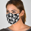 Soccer Pattern Print Face Mask-grizzshop