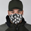 Soccer Pattern Print Face Mask-grizzshop