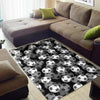 Soccer Pattern Print Floor Mat-grizzshop