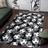 Soccer Pattern Print Floor Mat-grizzshop