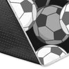 Soccer Pattern Print Floor Mat-grizzshop