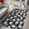 Soccer Pattern Print Floor Mat-grizzshop