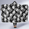 Soccer Pattern Print Hooded Blanket-grizzshop