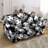 Soccer Pattern Print Loveseat Cover-grizzshop