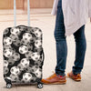 Soccer Pattern Print Luggage Cover Protector-grizzshop