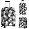 Soccer Pattern Print Luggage Cover Protector-grizzshop