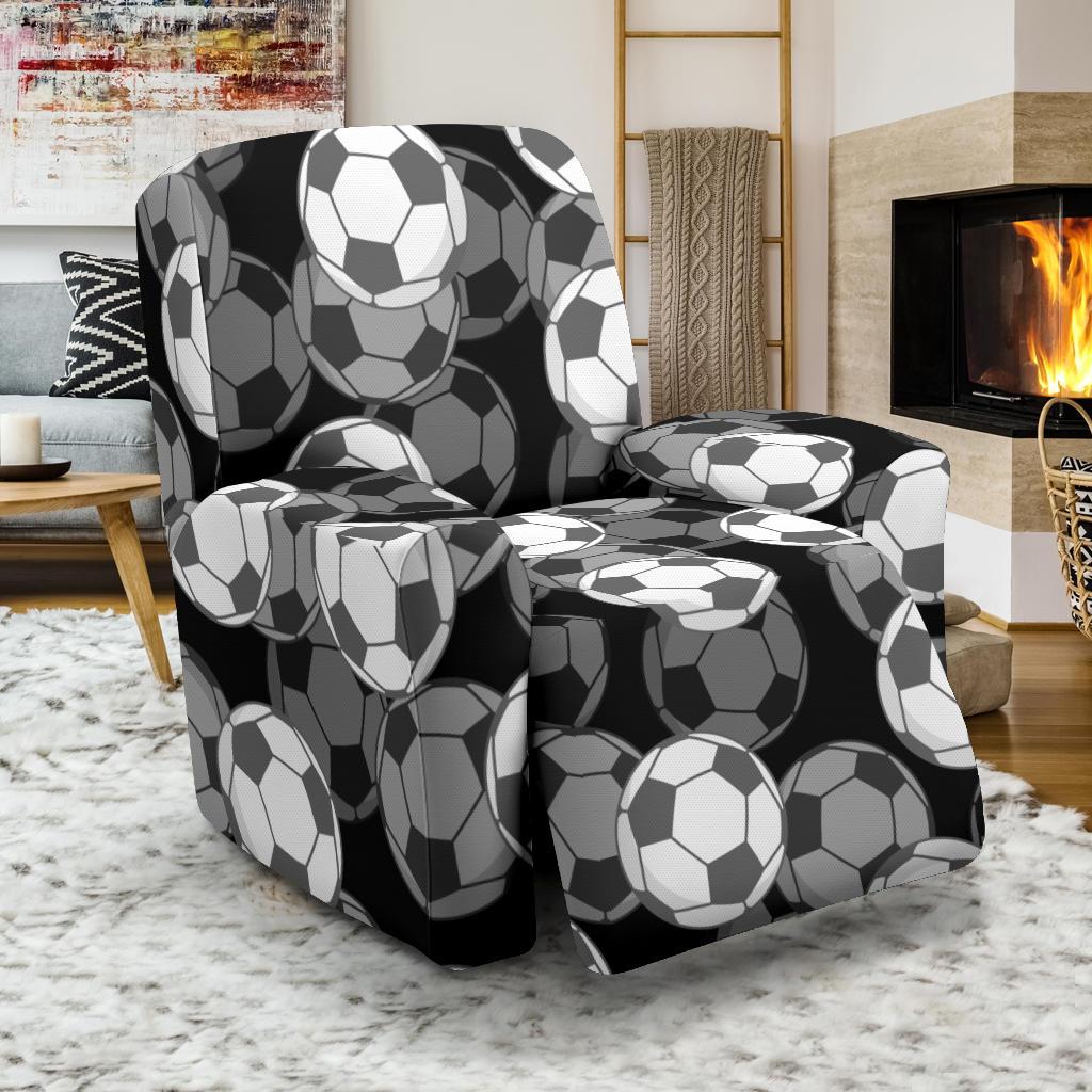 Soccer Pattern Print Recliner Cover-grizzshop