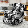 Soccer Pattern Print Recliner Cover-grizzshop