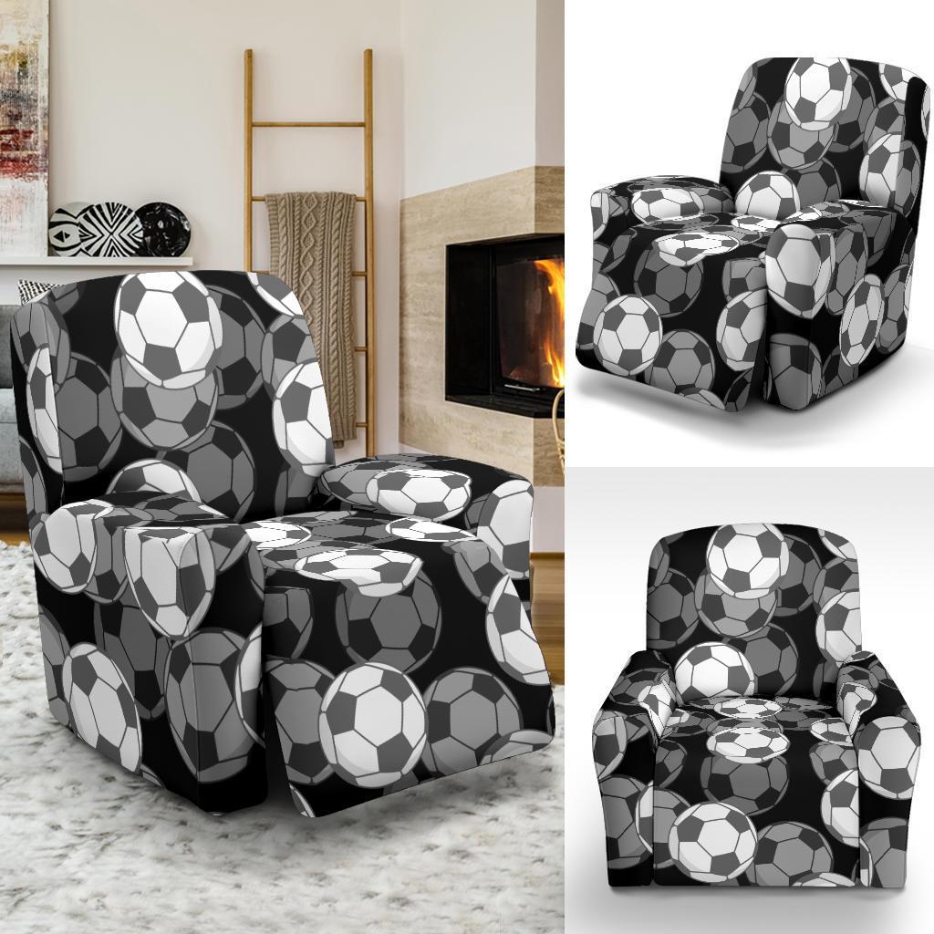 Soccer Pattern Print Recliner Cover-grizzshop