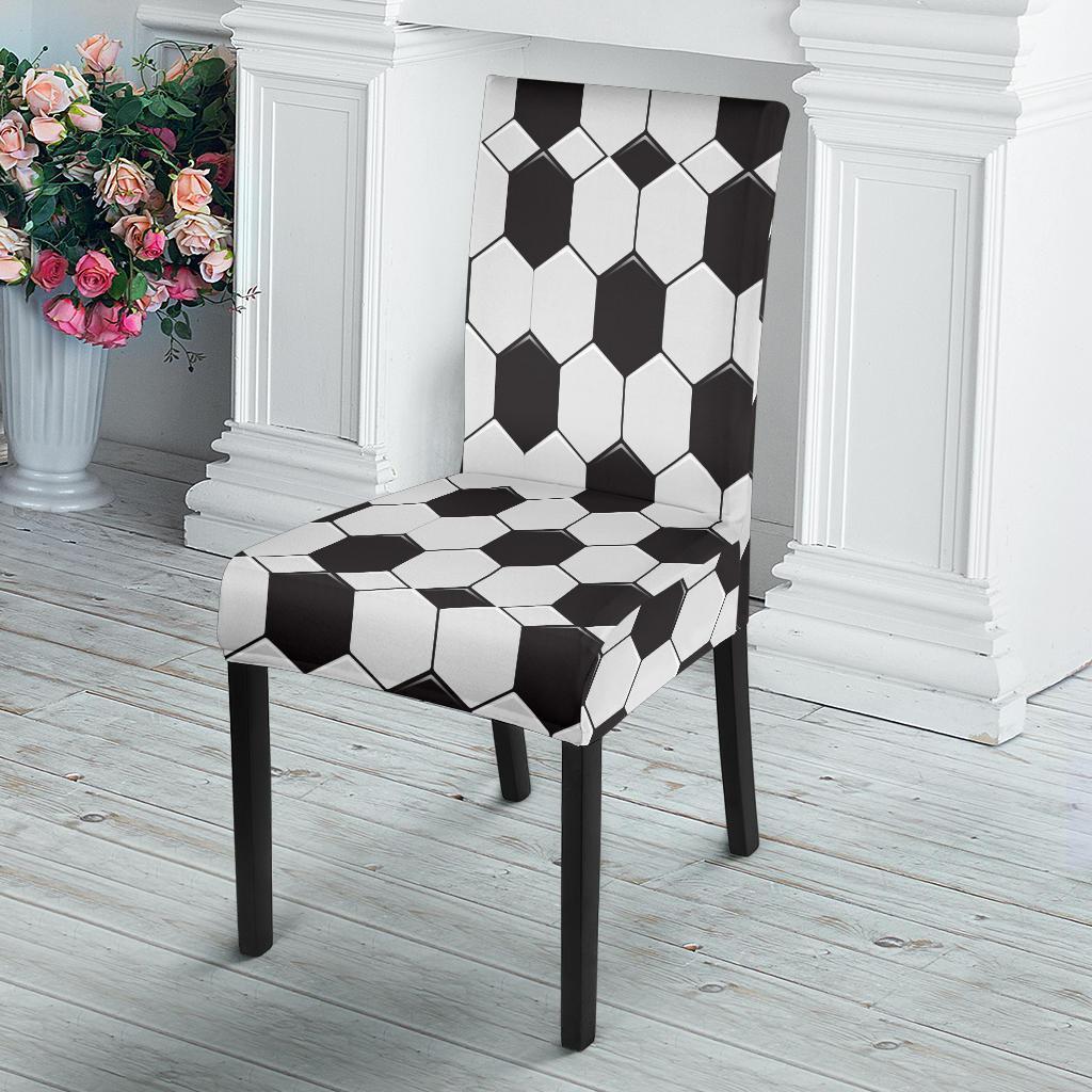 Soccer Print Pattern Chair Cover-grizzshop