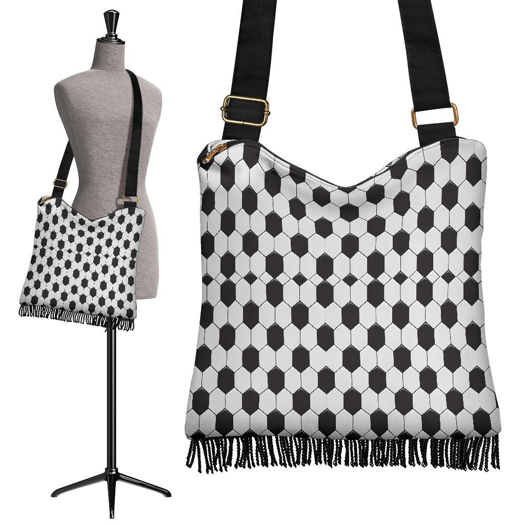 Soccer Print Pattern Crossbody Bags-grizzshop