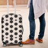 Soccer Print Pattern Luggage Cover Protector-grizzshop