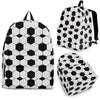 Soccer Print Pattern Premium Backpack-grizzshop