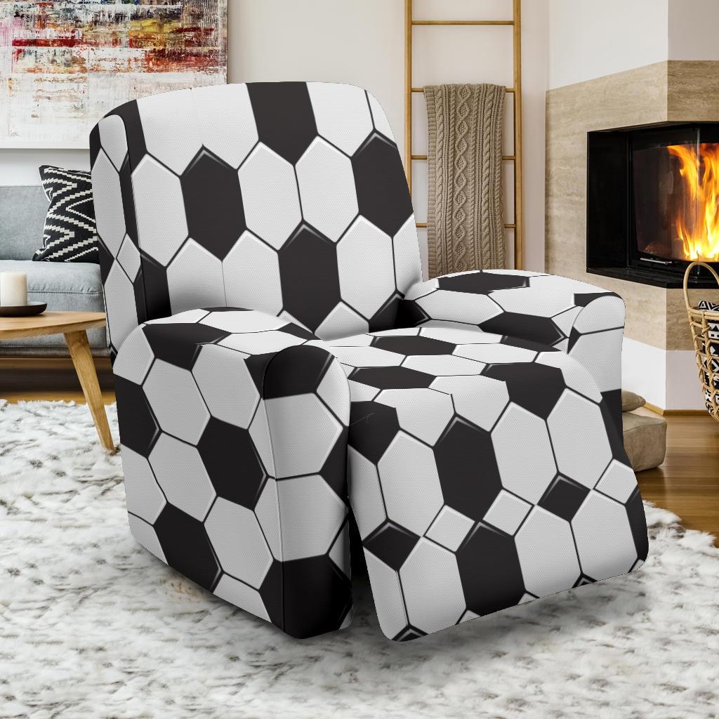 Soccer Print Pattern Recliner Cover-grizzshop