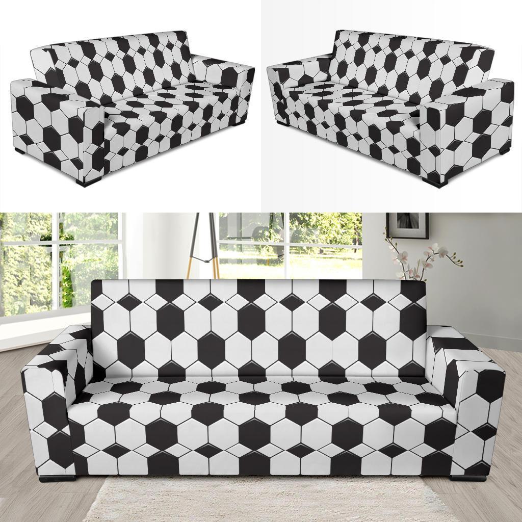 Soccer Print Pattern Sofa Covers-grizzshop