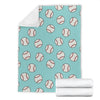 Softball Pattern Print Blanket-grizzshop