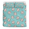 Softball Pattern Print Duvet Cover Bedding Set-grizzshop