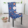 Softball Print Pattern Chair Cover-grizzshop