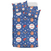 Softball Print Pattern Duvet Cover Bedding Set-grizzshop