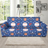 Softball Print Pattern Sofa Covers-grizzshop