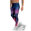 Soldiers Cyberpunk Print Men's Leggings-grizzshop