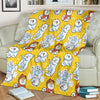 Somoyed Dog Pattern Print Blanket-grizzshop