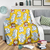 Somoyed Dog Pattern Print Blanket-grizzshop