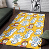 Somoyed Dog Pattern Print Floor Mat-grizzshop