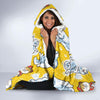 Somoyed Dog Pattern Print Hooded Blanket-grizzshop