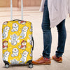 Somoyed Dog Pattern Print Luggage Cover Protector-grizzshop