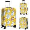 Somoyed Dog Pattern Print Luggage Cover Protector-grizzshop