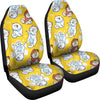 Somoyed Dog Pattern Print Universal Fit Car Seat Covers-grizzshop